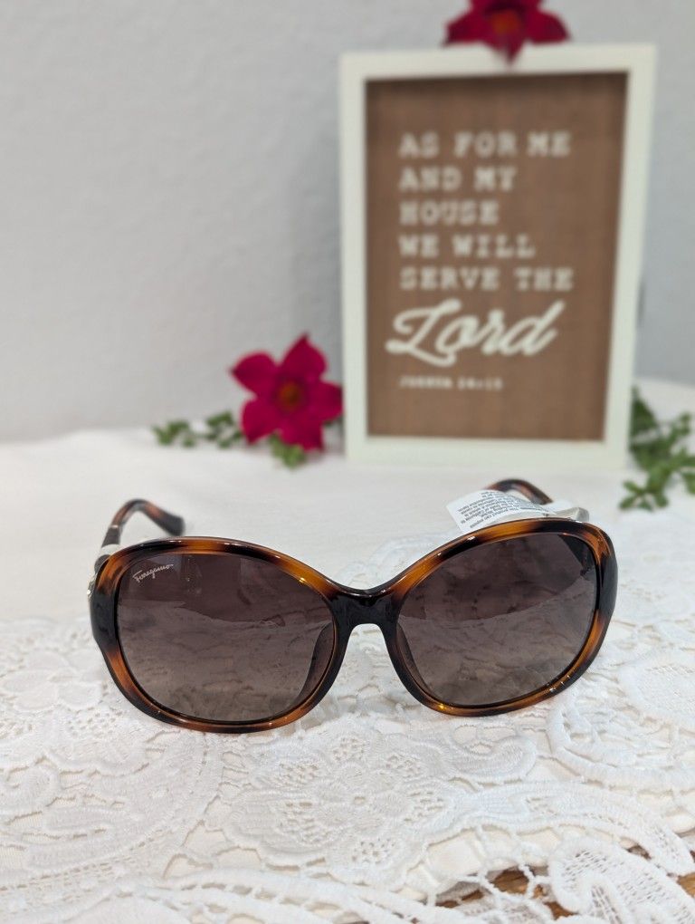 Salvatore Ferragamo SF744SLA-214-59-15-135 Tortoise Sunglasses