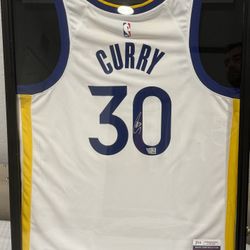 Stephen Curry Signed Jersey (Fanatics & JSA COA)