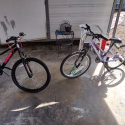 Huffy And Mongoose 10 Speed Bikes 