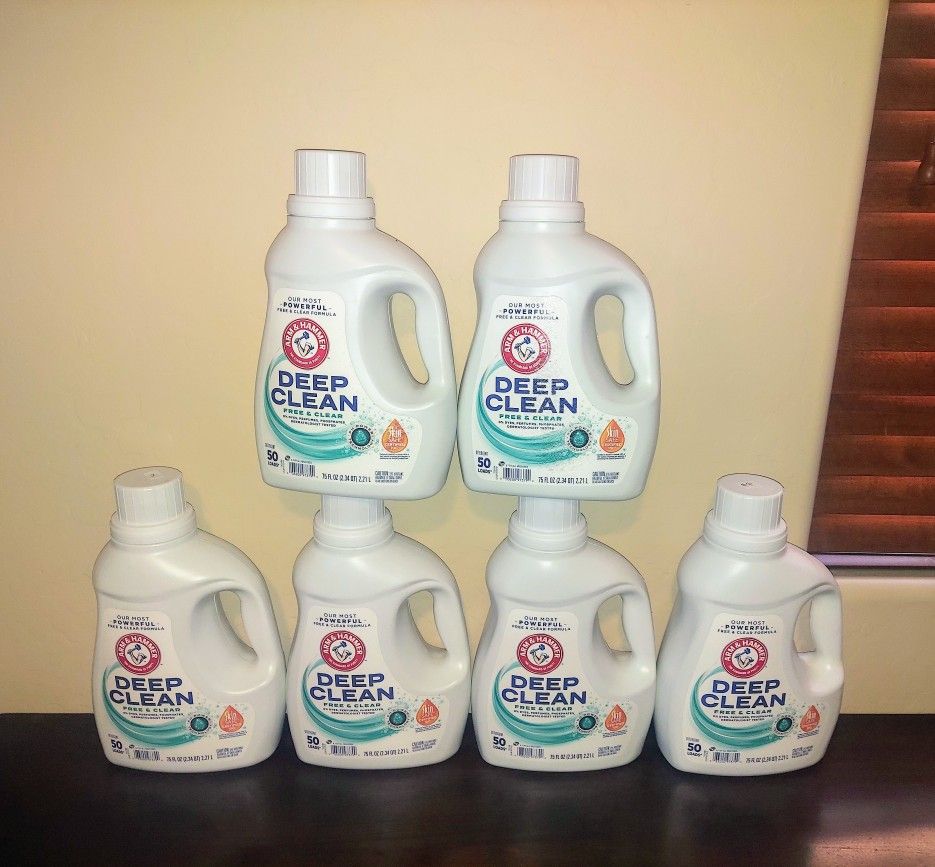 Arm and Hammer Free and Clear Laundry Detergent 75fl oz - $7 Each