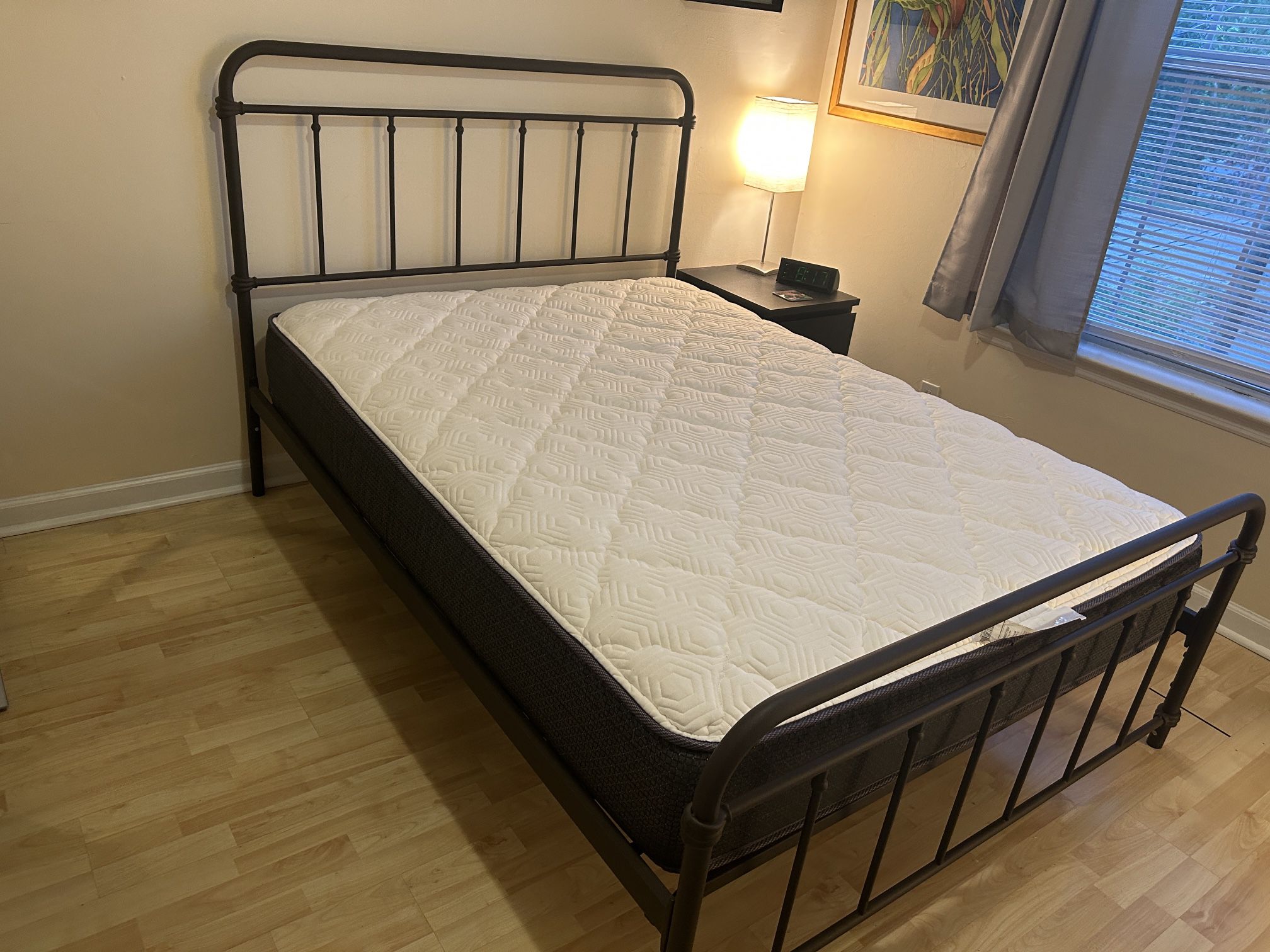 Full Bed Frame And Mattress - NEED GONE BY 7/23!!! - Will Deliver!