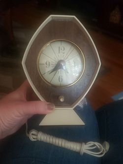 Vintage Brown And Bigelow Projector Alarm Clock