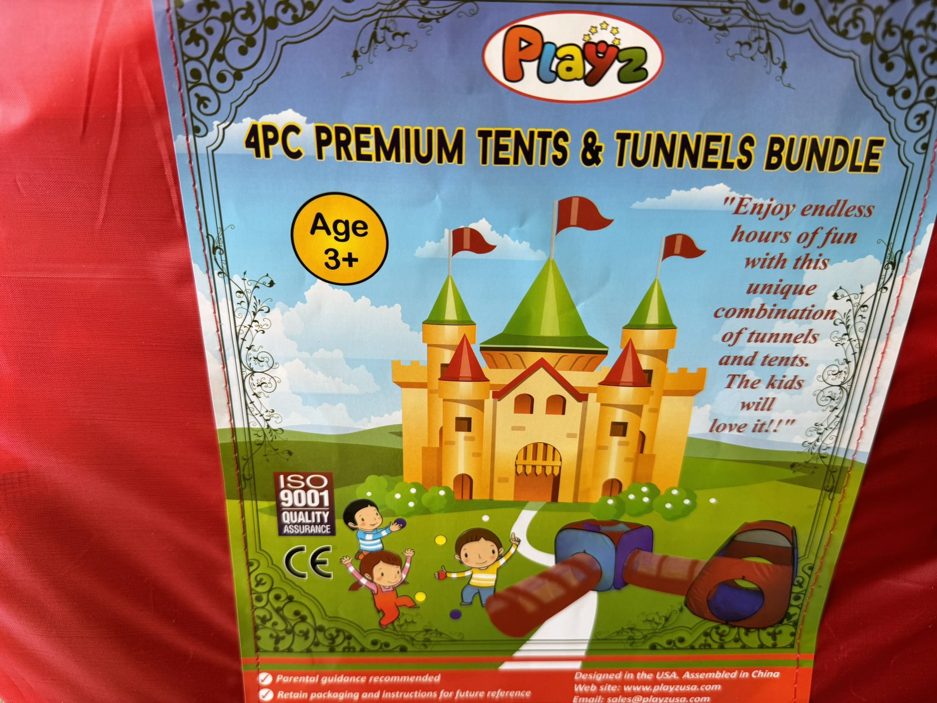 Kiddey Tunnel and Ball Pit Play Tent |Up Toddler Gym Tunnels with Tents for Kids, Toddlers, Infants 