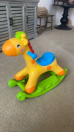 Toddler rocking horse with music
