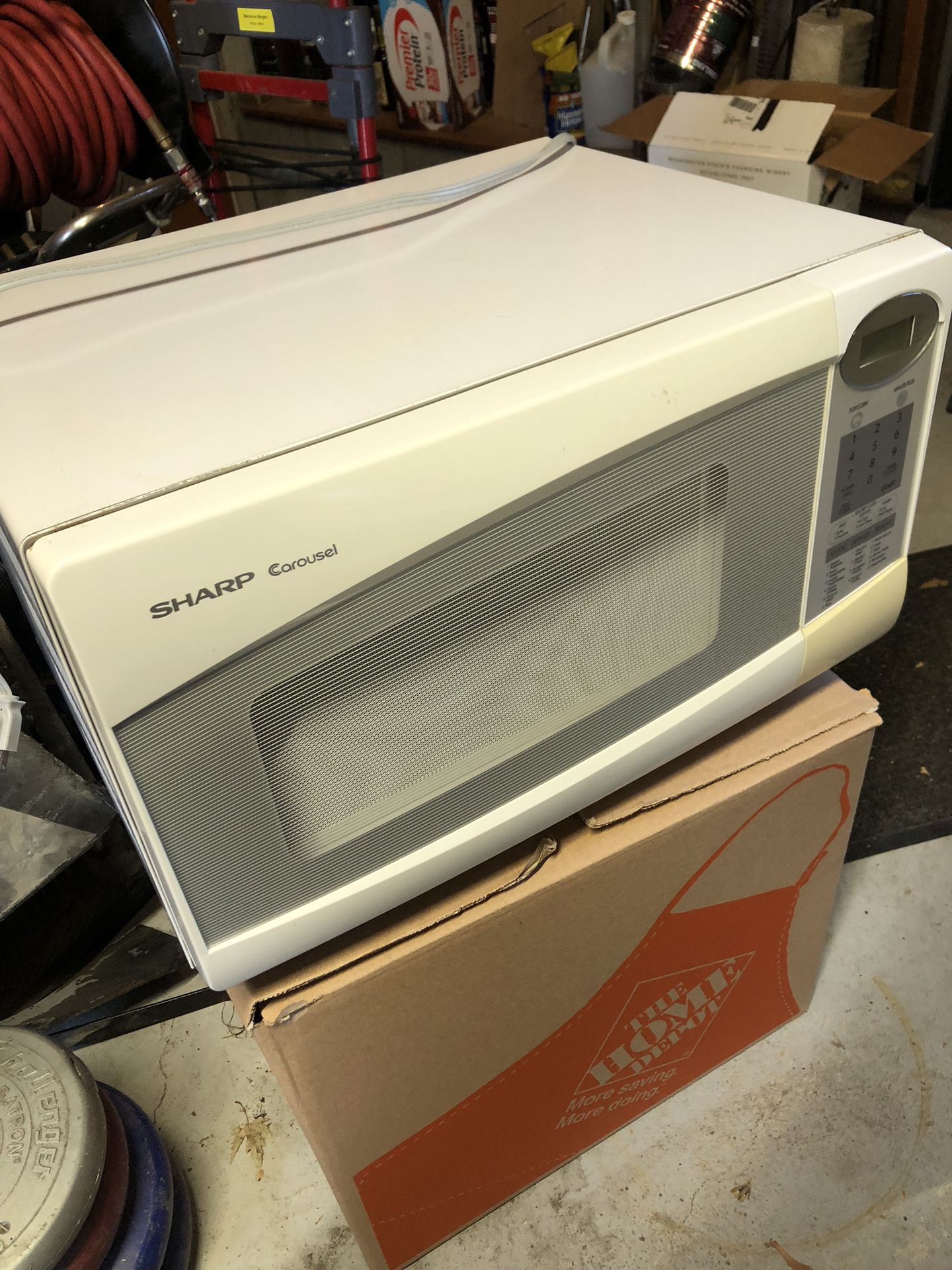 White Sharp Microwave 