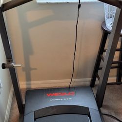 Foldable Weslo Treadmill - Compact, Clean & Ready!
