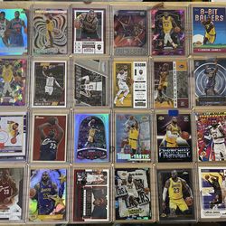 LeBron James Basketball Card Lot (x24)—Older Cards! Prizms! Inserts! Foils!
