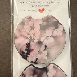 Pair of car coasters