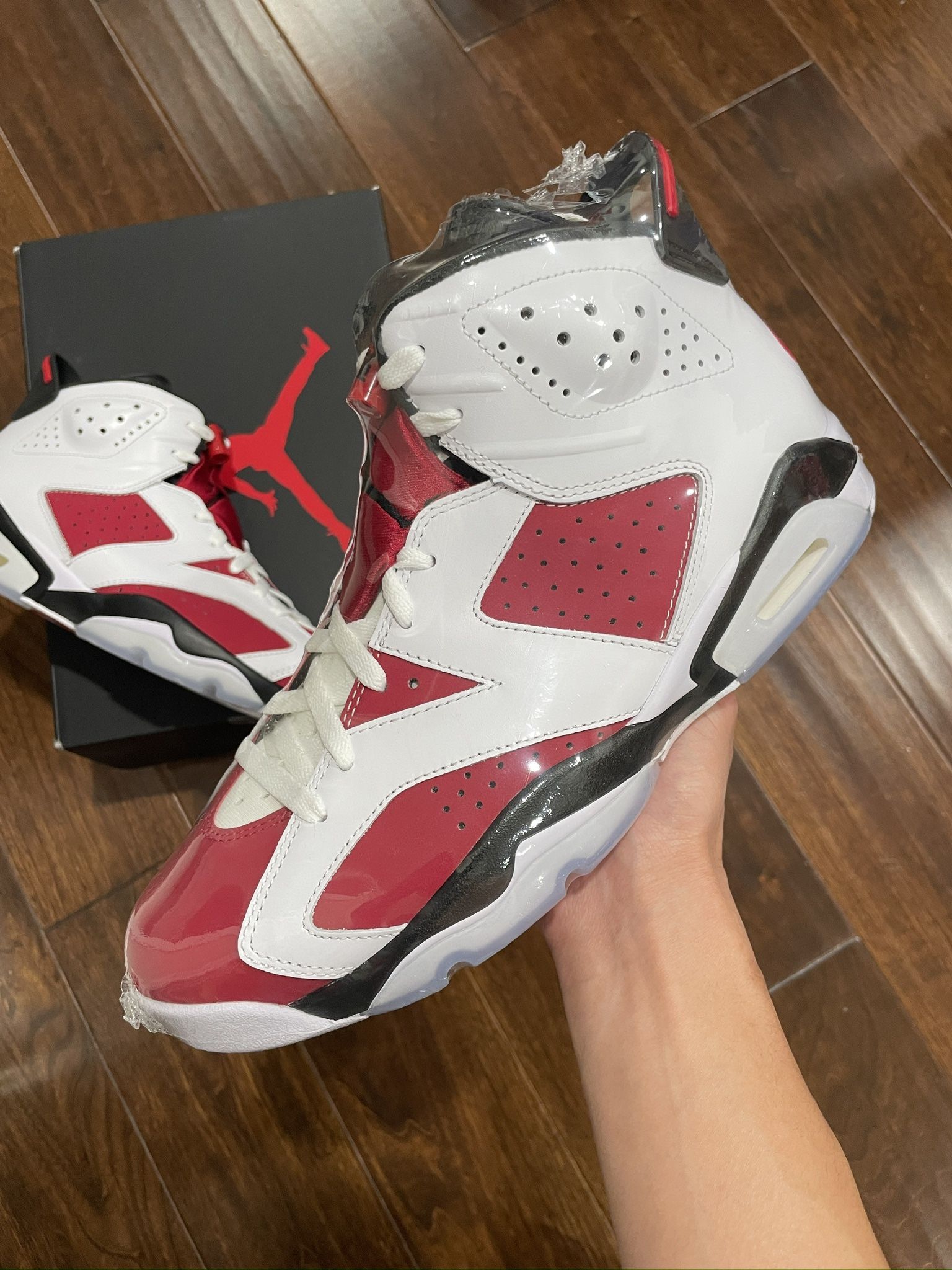 Size 10 - Jordan 6 Retro Carmine Red