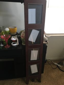 Standing picture frame