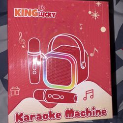 King Lucky Bluetooth Mini-Karaoke & Speaker BNEW
