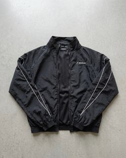 Box Raw Black Windbreaker Jacket Size M