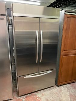 Kitchen Aid 48" stainless steel built in French door refrigerator