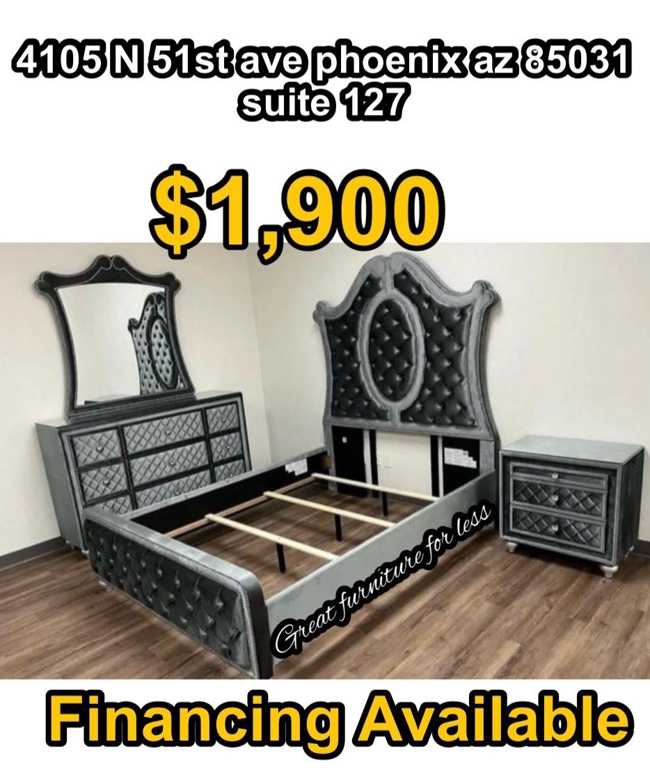 Queen size bedroom set brand new