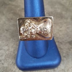 Bitcoin Ring 10k  22.2gr Size 10 
