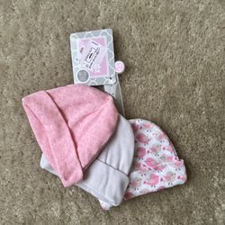Baby Girl Hats 100% Cotton 