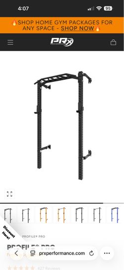 PRx Performance Profile Pro Wall-Mounted Squat Rack