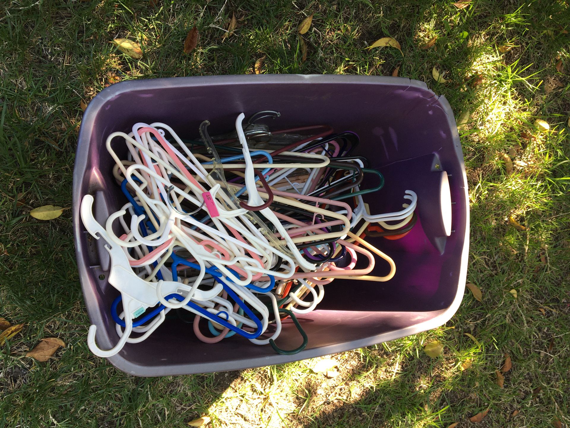 Free hangers available