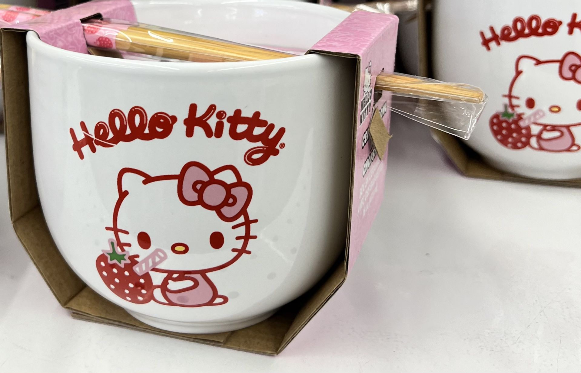 Hello Kitty Bowl with Chopsticks 