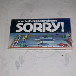 Vintage 1972 Sorry Board Game In Excellent New Condition (Is Complete Nothing Missing)