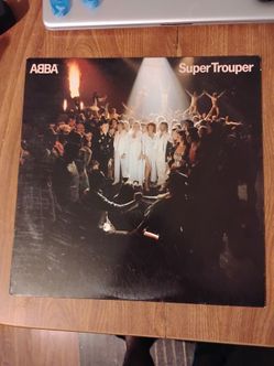 1980 Vinyl LP record for the album Super Trouper by the pop group ABBA.