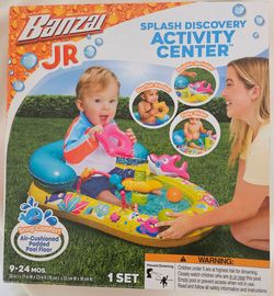 Banzai Jr Splash Discovery Activity Center - Inflatable