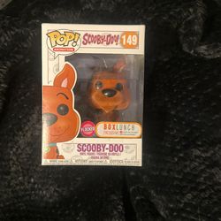 Scooby Doo Funko Pop Flocked and Box Lunch exclusive 