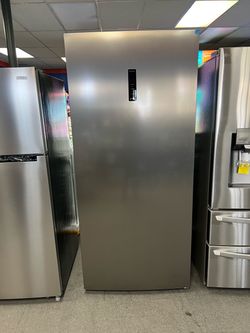 Element stainless steel fridge/freezer