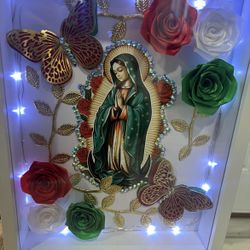Virgin De Guadalupe Roses