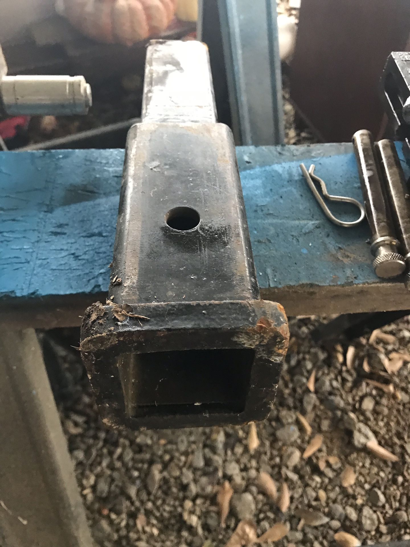 Hitch insert extension.