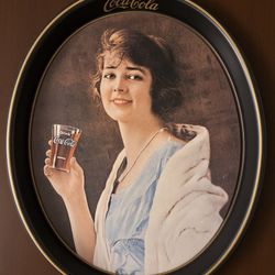 1973 "Flapper Girl" Coca-Cola Collectible Serving Tray