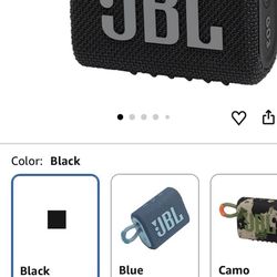 JBL Go3 speaker