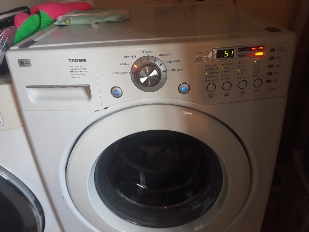Tromm lg washing machine for sale in tacoma wa offerup
