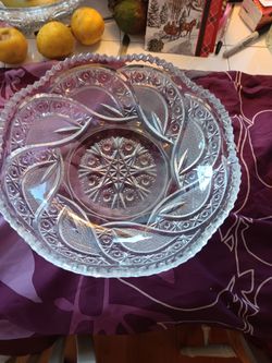 Vintage Crystal fruit bowl