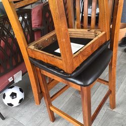 Solid Wood Bar Stool