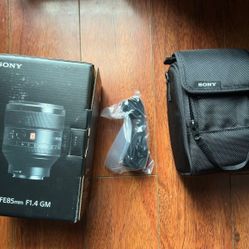 Sony 85mm G Master Lens 