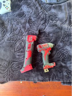 Milwaukee m18 1/4 impact driver, battery/ battery charger, and oscillating multi tool