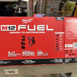 12V Lithium-Ion Brushless Cordless 4-in-1 Installation 3/8 in. Drill Driver with 4 Tool Head (Tool-Only)