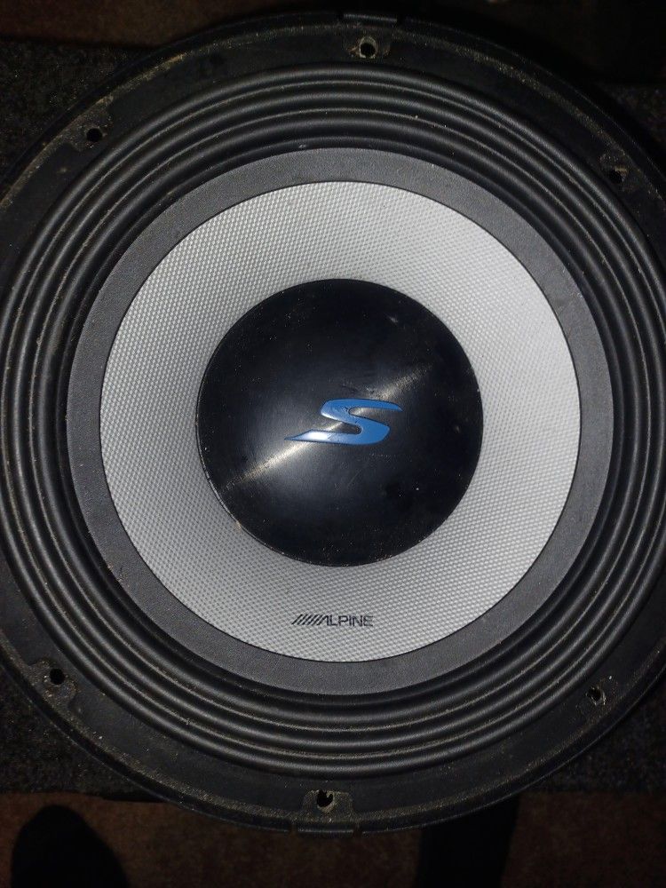 Single Alpine Type S 10 Inch Sub