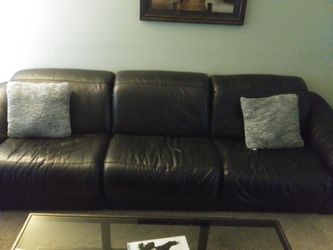 Natucci Italian leather sofa