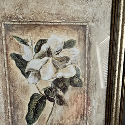 Frame  Flower 21”x25”