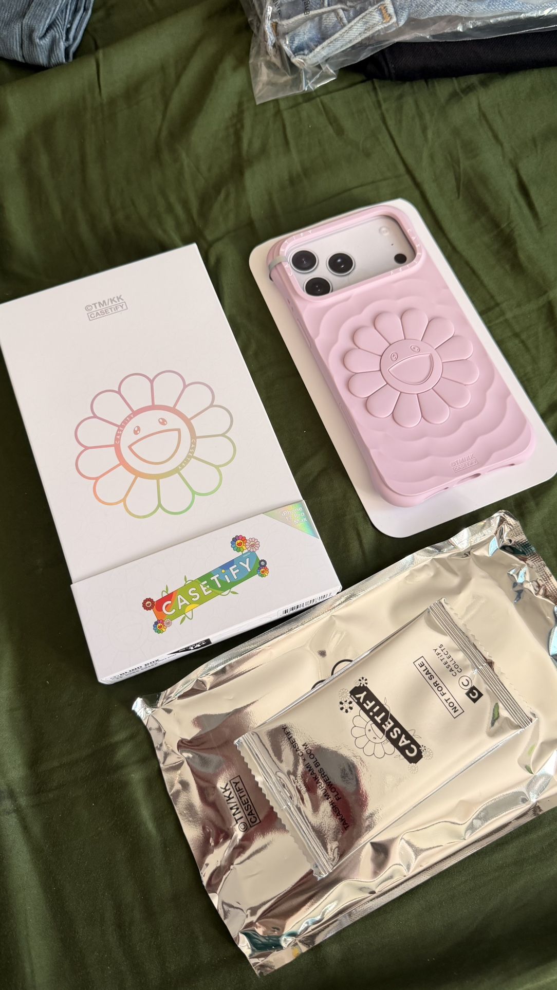 Pink Casetify Murakami iPhone 17 Pro max Flower Case