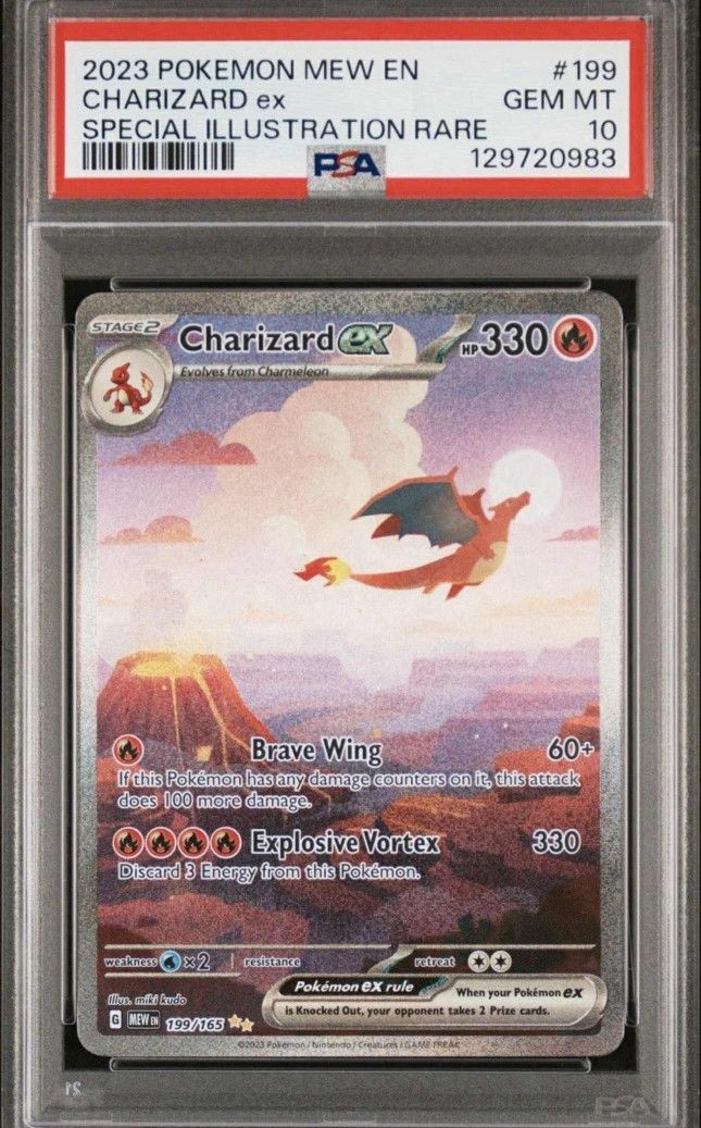 2023 Pokémon Charizard Ex PSA10
