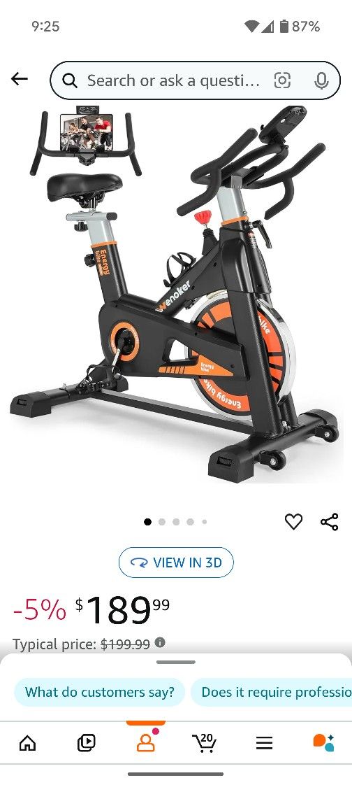 Stationary Bike (Almost New)