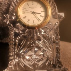 Waterford Lead Crystal Nocturne Quartz Clock 