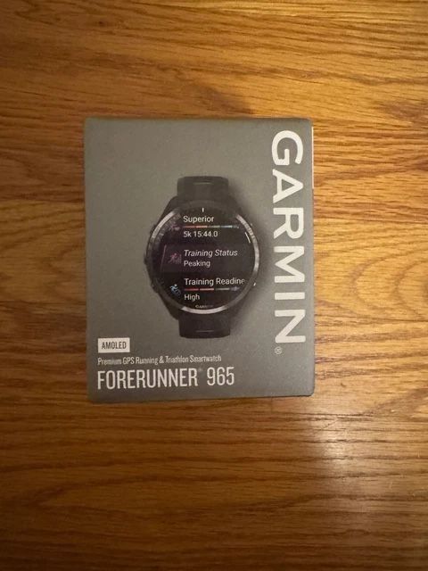 Garmin Forerunner 965 47mm Running Smartwatch (Carbon Gray)