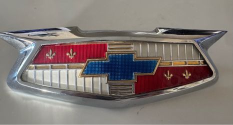 1954 Chevy Hood Emblem & Bezel