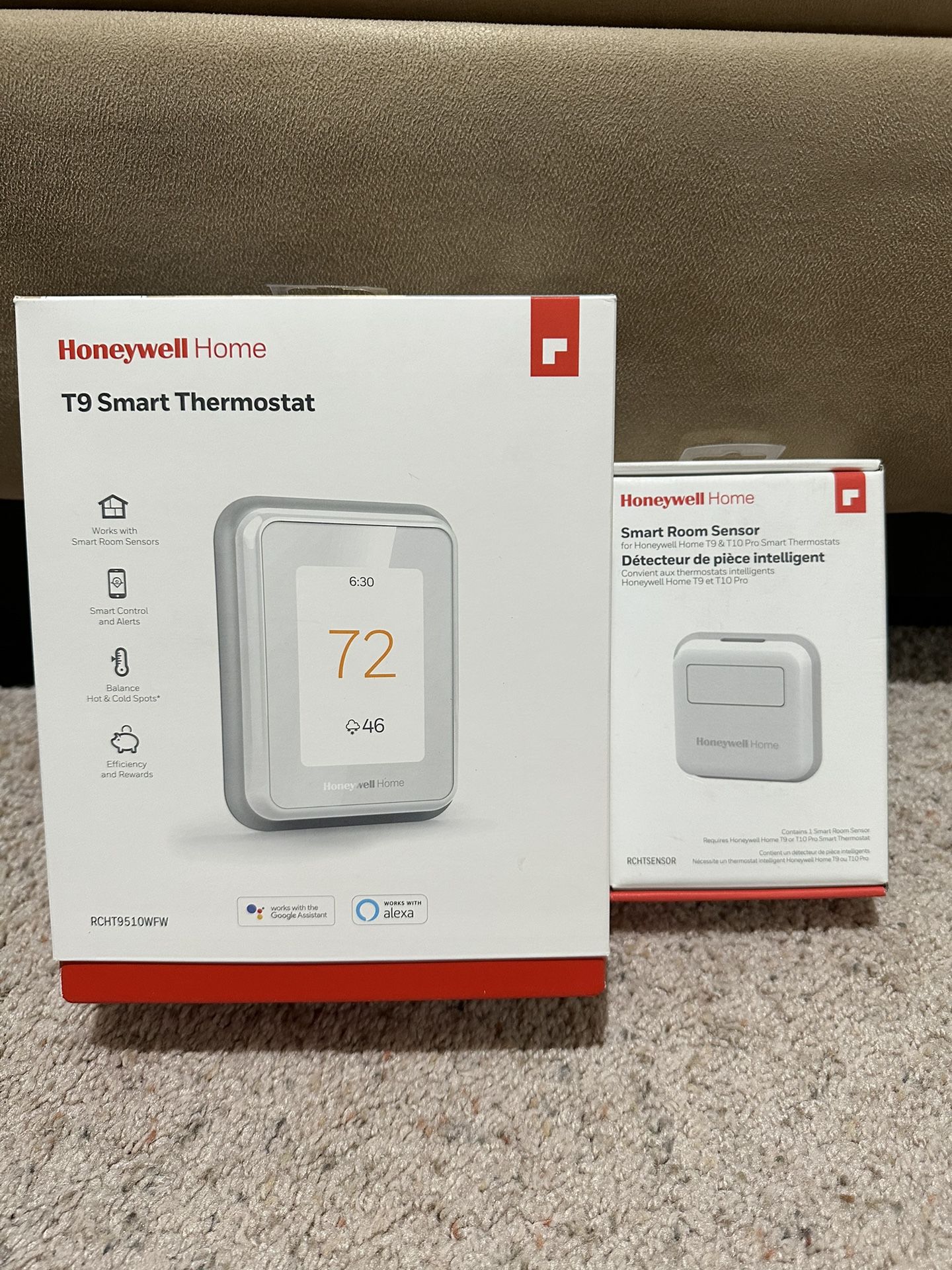 Honeywell Home T9 WiFi Smart Thermostat/Smart Room Sensor