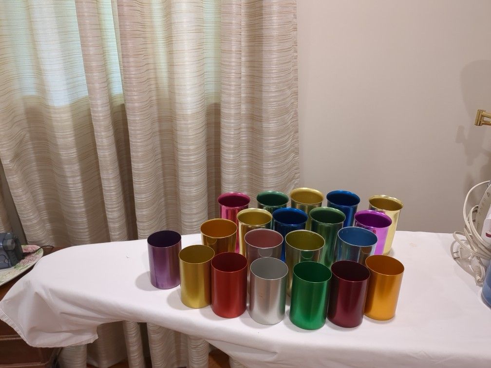Vintage Aluminum Tumblers