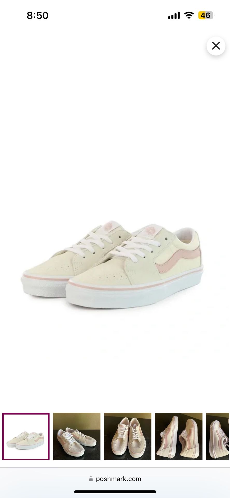 Vans Sk8-Low Marshmallow/light Pink